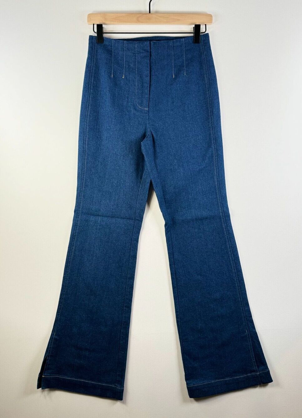 Jason Wu Womens Jeans Blue Denim Boot Cut Mid Rise Casual Medium Wash Size 2